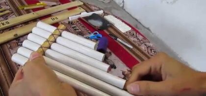 Construcción de instrumentos musicales con materiales reciclados